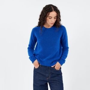 Lord & Taylor Women's Blue Cashmere Sweater Size L